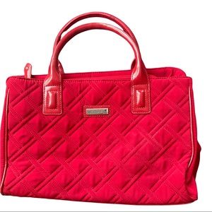 Vera Bradley red quilted purse